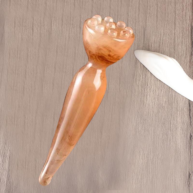 Gesichtsmassagegerät für Gesichts- und Kopfhautmassage, Meridianstimulation, Lifting-Punkte und Ganzkopf-Schaben