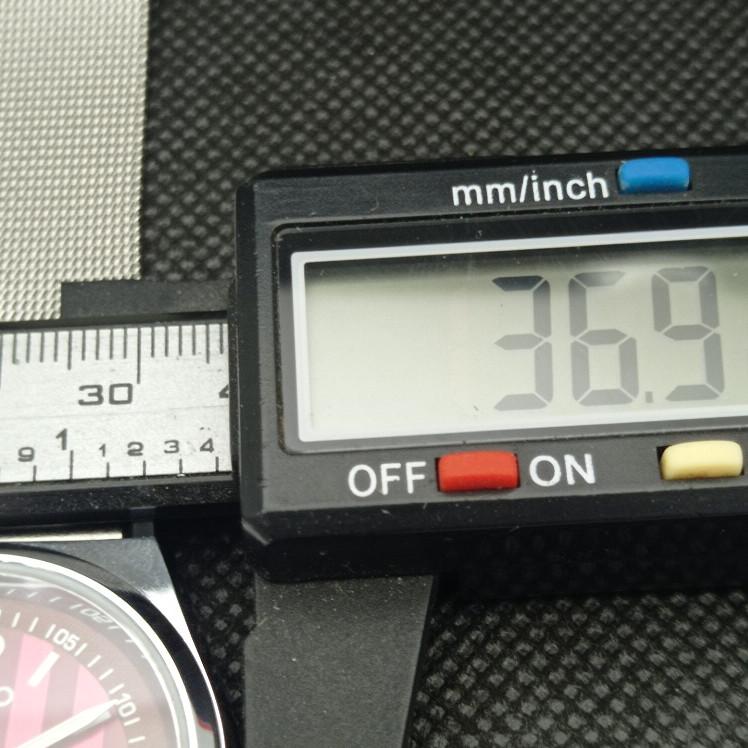 REFURBISHED VINTAGE SEIKO 5 AUTO 7009A JAPAN MENS D/D RED WATCH 610b-a318050-9 SKU610b-a318050