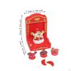 Chinese Deity Figurine with Altar for Spring Festival Tabletop Display