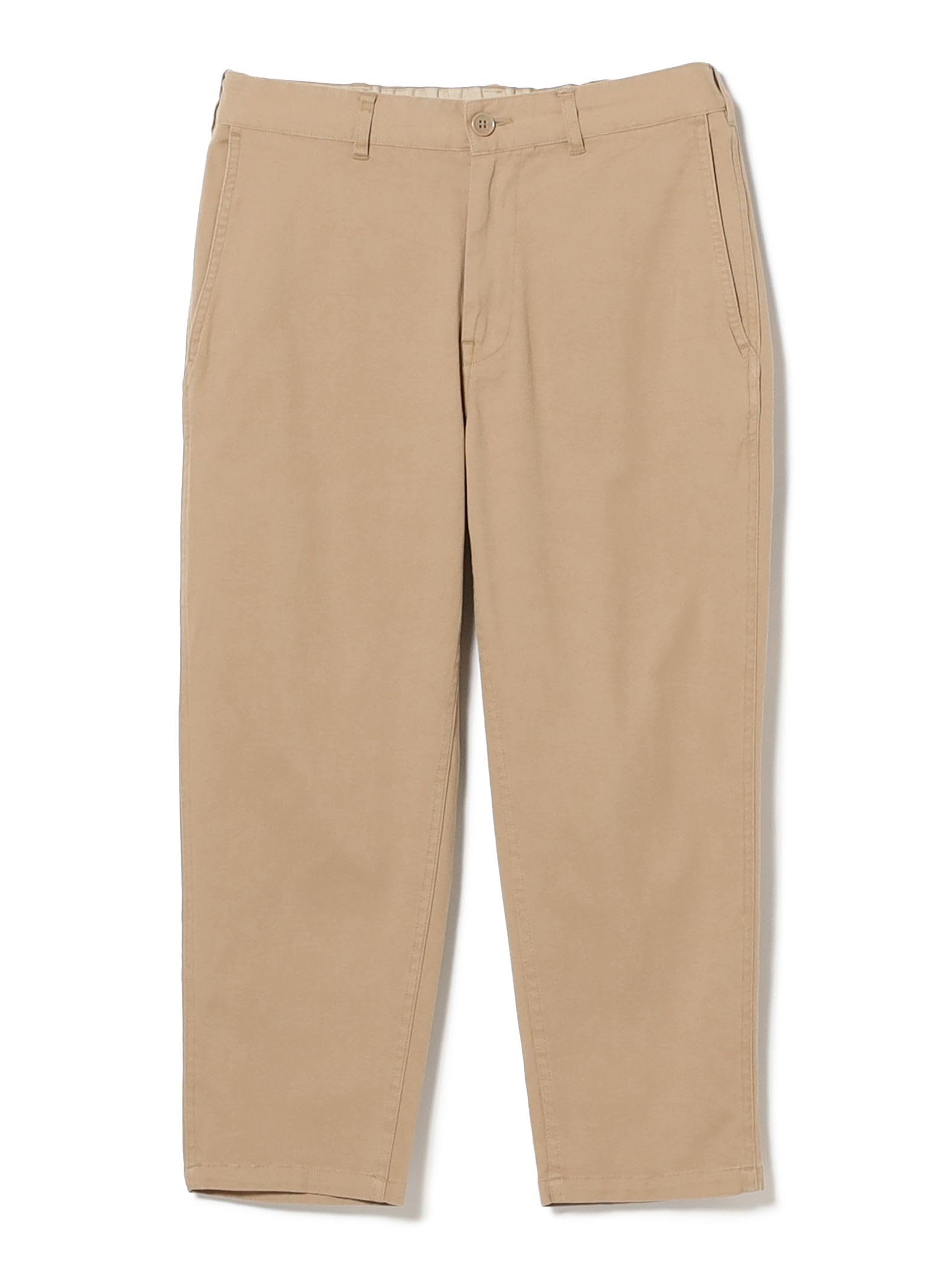 

B:MING LIFE STORE by BEAMS Men s Basic Tapered Chino Pants, 3/4 Length, Beige, Size M