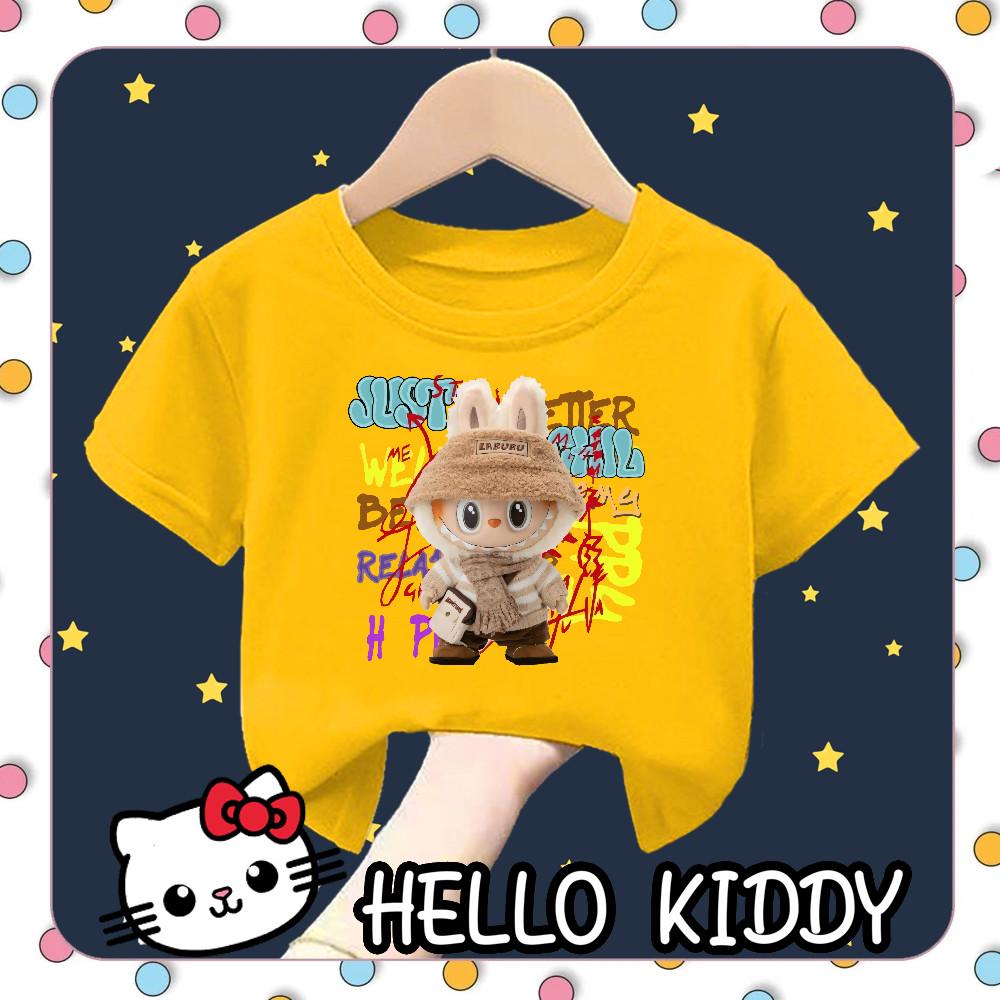 LABUBU Children's T-shirt Top Boys and Girls Fashion Cute Versatile T-shirt