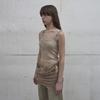 Lcdc Tm Sheer Frill Layered Knit Skirt (Beige)