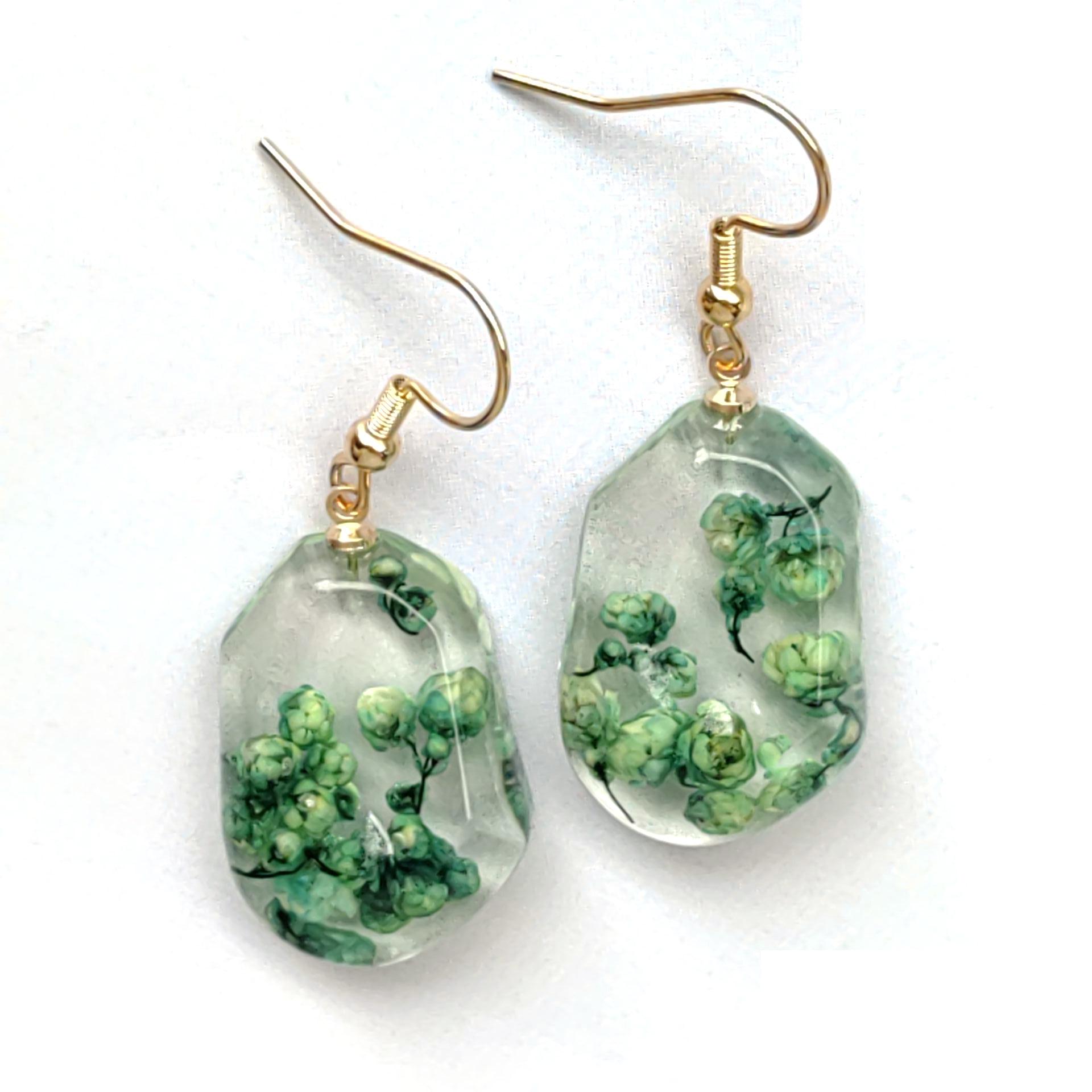 Cross-border Fashion: Preserved Flower Earrings - Fresh, Cute Accessories for Women