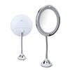 8 Inch Suction Cup Makeup Mirror 10X with LED White Light 10X Magnify Suction Cup Cosmetic Mirror for Make Up