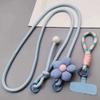 Carrying Mobile Phone Colorful Woven Lanyard Adjustable Bag Crossbody Rope Anti-loss Rope Wrist Strap Lanyard Outdoor Simple