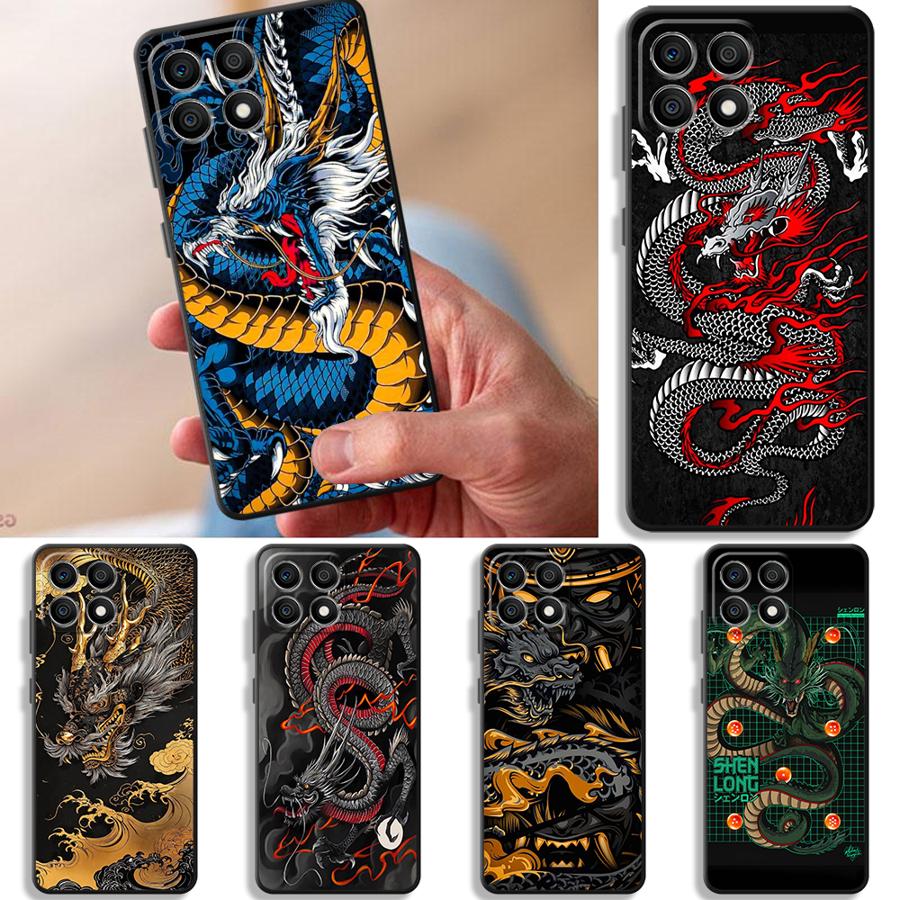 Dragon Pattern Phone Case for Motorola Moto G30 G51 G60S G71 G22 G32 G52 G72 Edge 20 Lite 30 Neo 30 Fusion Soft Cover