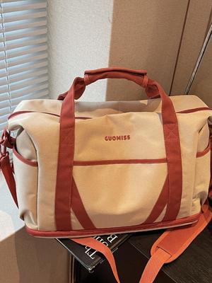 Unisex Large Capacity Lightweight Travel Bag: Perfect for Business Trips, Short Getaways, Sports, or Maternity Storage.