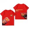 2026 Potdemiel Summer New  Lightning McQueen Kids Cotton T-Shirt, Comfortable and Breathable for Boys and Girls Tops