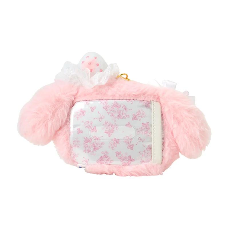 Sanrio My Melody Face Pass Case (White Strawberry Tea Time) Japan NEW