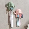 Portaspazzolino elettrico a parete Gancio per cactus Scaffale di scarico creativo Organizzatore per spazzolino Accessori per rack da bagno
