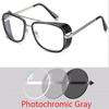Men Vintage Metal Sunglasses Women Square Steampunk Sun Glasses -1.0 -2.0 -3.0 To -6.0