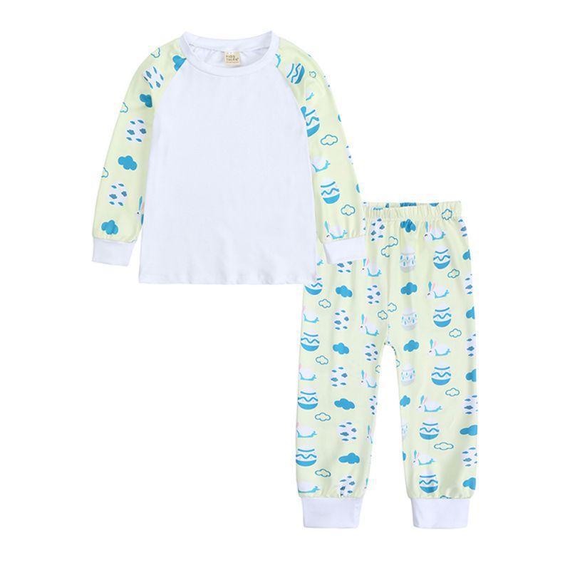 1-13 Years Kids Pajama Set Long Sleeve Sweatshirt and Pants Loungewear