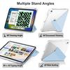 3+Y-fold Flip Clear Cover For iPad Air 4 5 6 7 11 For Air 2 9.7 Pro 11 Mini 6 7 Start Case For 10th 11th Gen 7/8/9 10.2