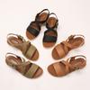 Summer Soft-soled One-strap Roman Shoes for Women with Wedge Heels