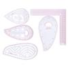 5Pcs Curve Ruler Set MultiFunction Builtin Scale LShaped Clothing Designed Measuring