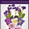 Autumn Dried Flower Bookmark Kit: Transparent Leaf Specimen with Lamination Film Stickers