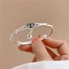 Zuyin 999.9 National Style Safe Ruyi Lock Bag Bamboo Knot Push Pull Bracelet Pure Silver Solid Ruyi Lock Valentine's Day Gift