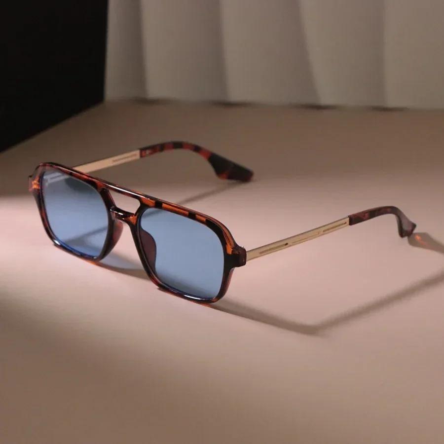 

Винтажные Классические Квадратные Солнцезащитные Очки Для Женщин Мужчин Ретро Стильные Минималистичные Модные Женские Мужские Other