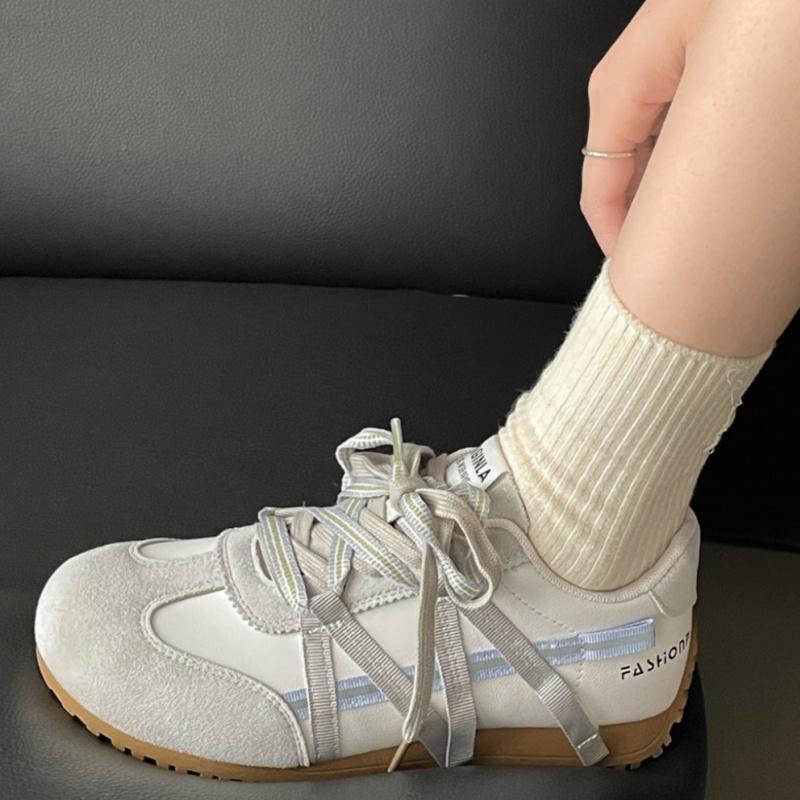 Fashion Fashionable Casual Women's Sneakers 2025 Spring German Training Shoes Height Increased Sneakers Outside Comfy Flat Sneakers