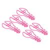 100pcs Bulb Shape Paper Clips Increased Slip Resistance Rust Prevention Plating Process Metallic