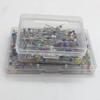 250pcs 38mm Sewing Pins for Fabric Bead Glass for Head Pins Knitting Needle DIY Safety Pin Quilting Tool X3UC