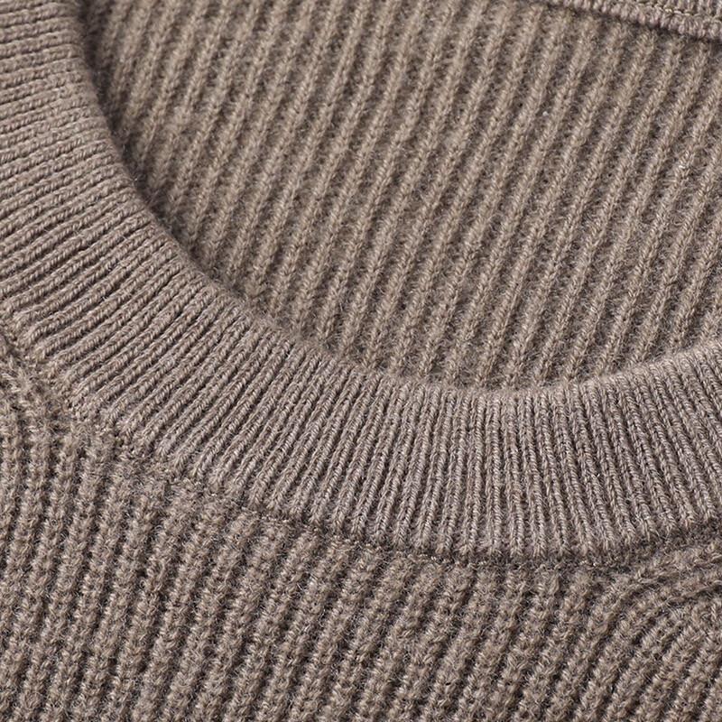 Men's 100% Merino Wool Round Neck Knit Vest