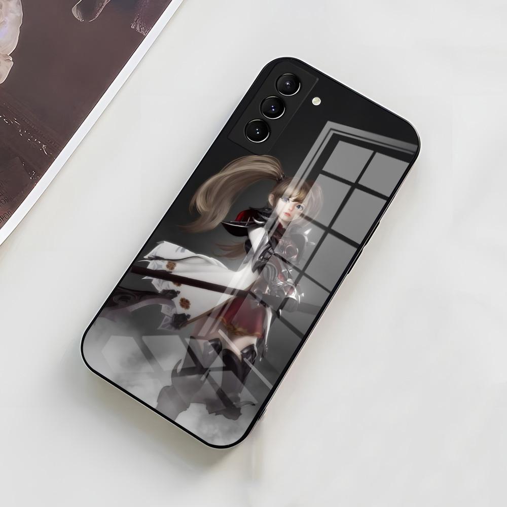 L-Lineage 2 Phone Case For Samsung A56 A36 A26 A16 A15 A25 A35 A55 A14 A34 A24 A54 Glass Case