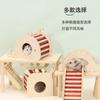 Gaka hamster nest, golden bear shelter, wooden bedroom, voyeur house, arch bridge, ladder, hamster cage, landscaping products