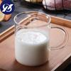 450ml Glasbecher Becher Milch Frühstück Kaffeetasse gh Hochtemperaturbeständige Tasse mit Skala Trinkgeschirr