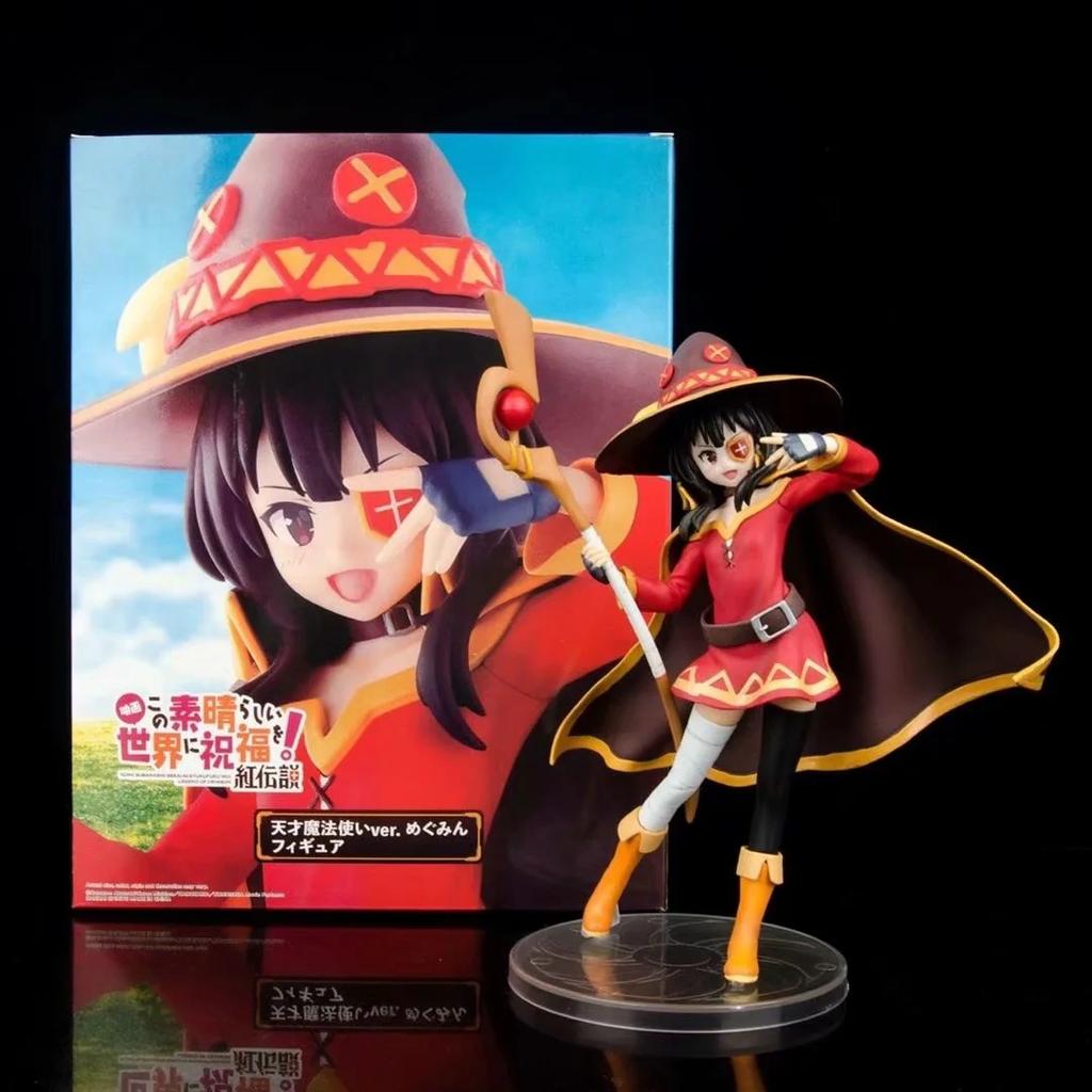 20CM KonoSuba God's Blessing on This Wonderful World Anime Figure Megumin Figures Cute Statue Collectible Model Toys