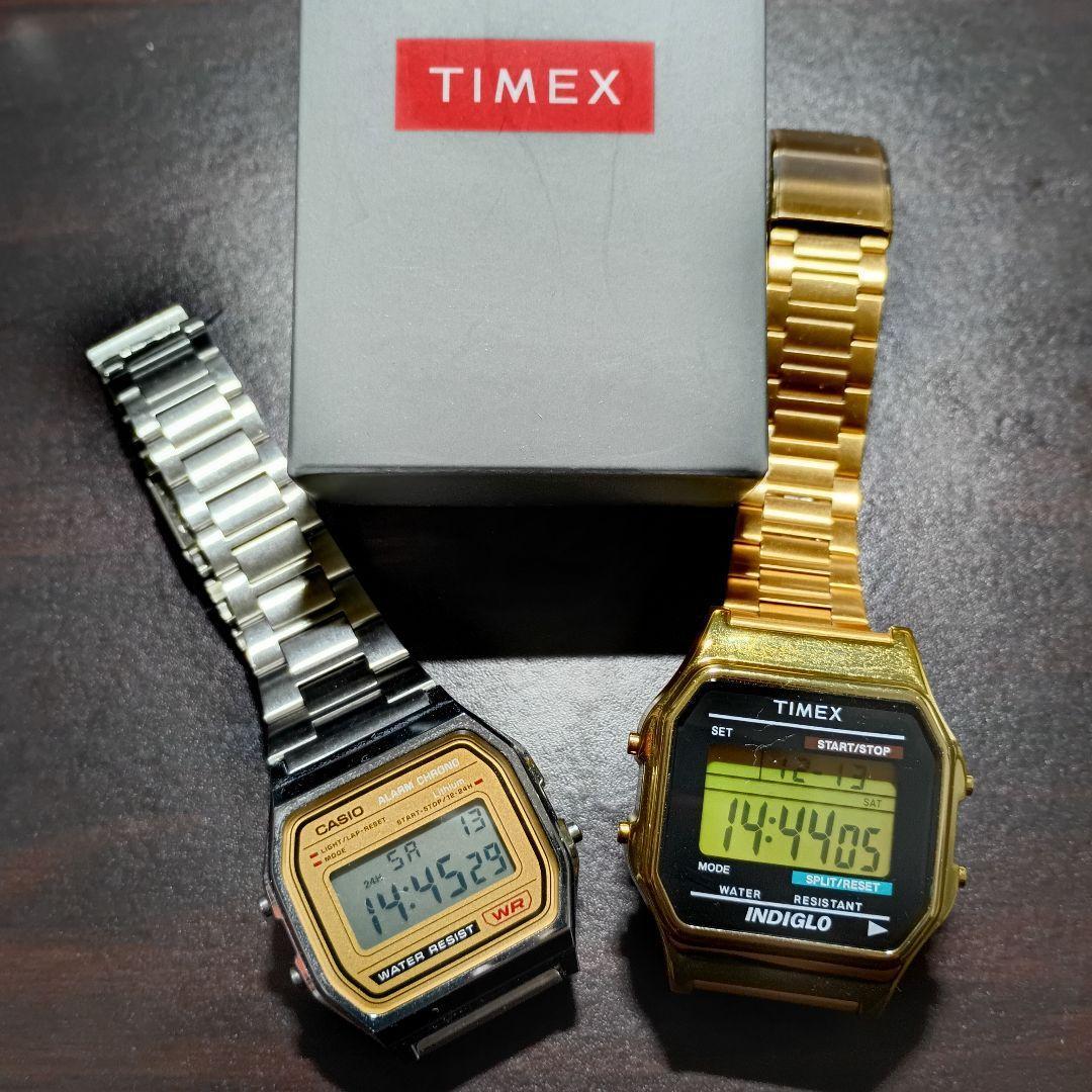 [Good condition, shipping included] 2 sets of digital watches (TIMEX, CASIO) watches