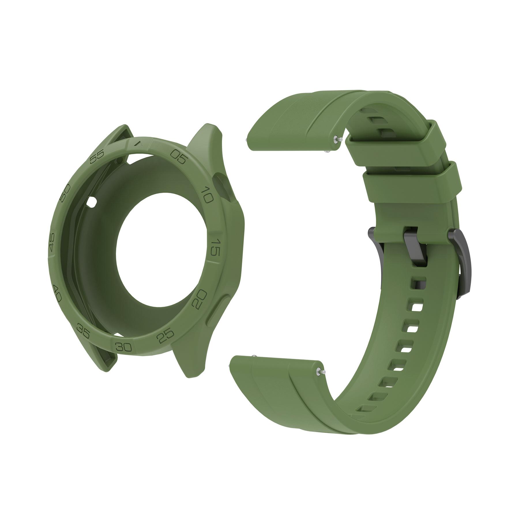 

Silicone Case+Silicone Strap for Huawei Watch GT4 GT5 GT6 46mm Huawei GT4/5/6 (46mm)