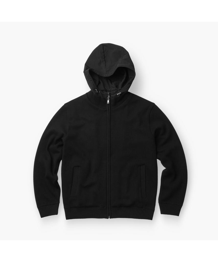 Henlikoteun Detachable Hooded Zip-Up Cardigan Ahwas26501Bkx