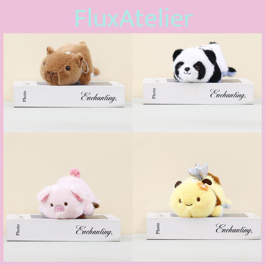 Plush Pendant Capybara Pp Cotton Filling For Two Sided Animal Decoration Series