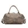 Vintage Faux Leather Duffel Bag Women's Fashion Shoulder Tote with Dual Handle and Practical Design