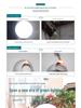 LED Waterproof Outdoor Post Light with Acrylic Spherical Shade