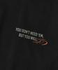 OUTSTANDING [Looney Tunes] Half Sleeve Tee(Call Us Today)_Black