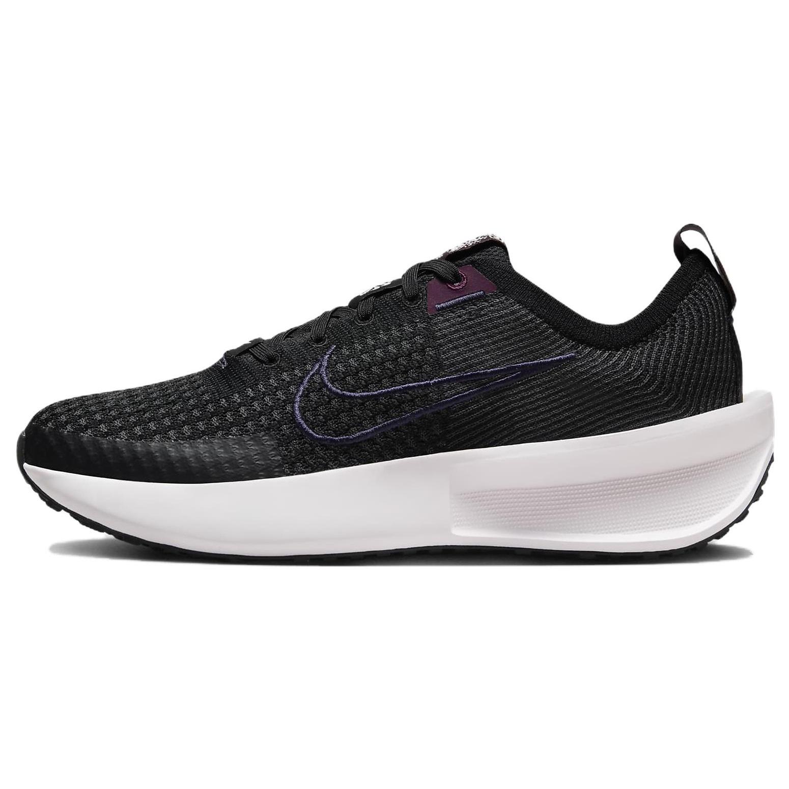 (WMNS) Nike Interact Run Road Running Shoes Black White Women s FD2292-002 EU 39