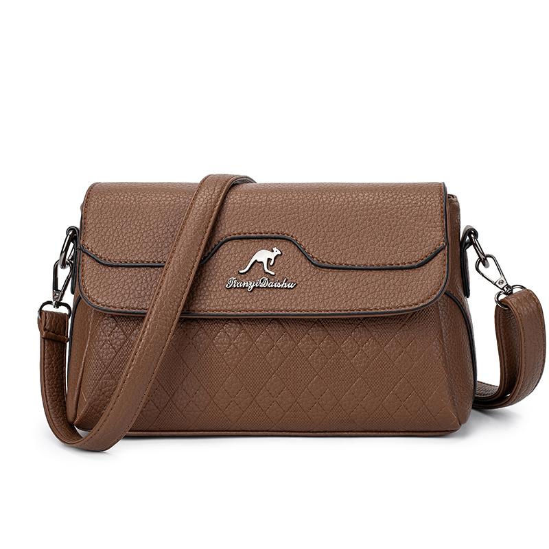 Luxus Design Damenhandtaschen Neue Hochwertige Leder Umhängetasche Für Frauen Weiblich Retro Und Minimalistisch Crossbody Taschen Geldbörse