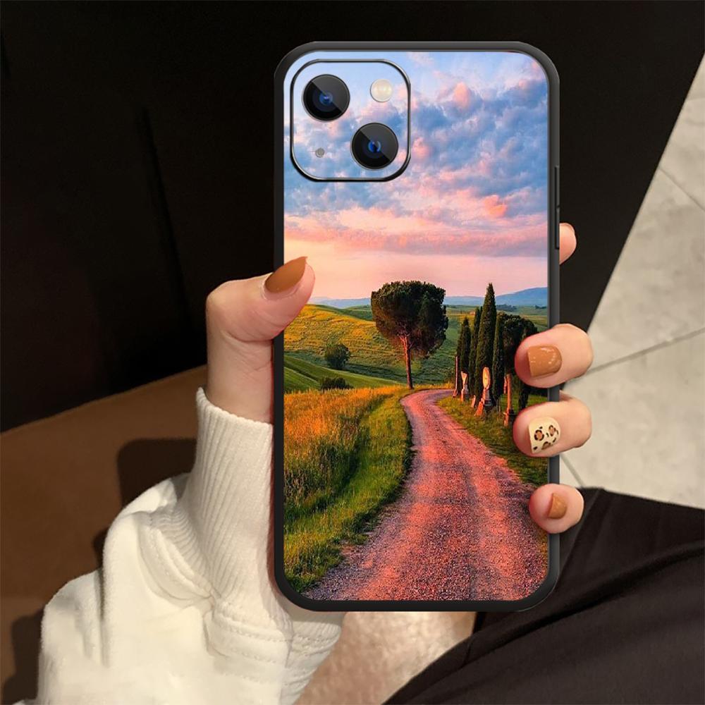 Art Beautiful Landscape Phone Case Cover Coque For Iphone Xiaomi Mi Samsung Galaxy Redmi Note A S 11 12 13 14 15 22 23 24 5G Pro Plus Max Fe Ultra