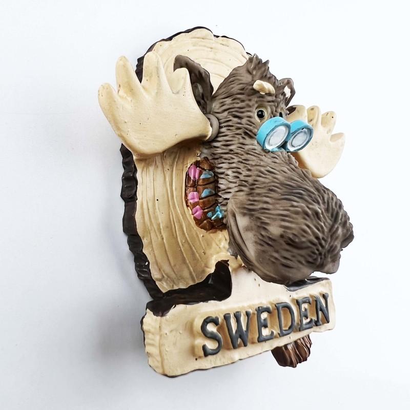 Sweden Travelling Fridge Magnets Creative Tourist Souvenirs Fridge Stickers Home Decoration Children Toys Magnetic Stickers