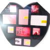 Les Trésors De Lily [N4189] - Photo Collage 'Love' Black (10 Photos) - 46x45 Cm