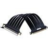 PCIe 3.0 X16 High Speed Flexible Extender Card EMI Shielded PCI Express Gen 3 GPU Extension Cord Graphics Card Extension Cable