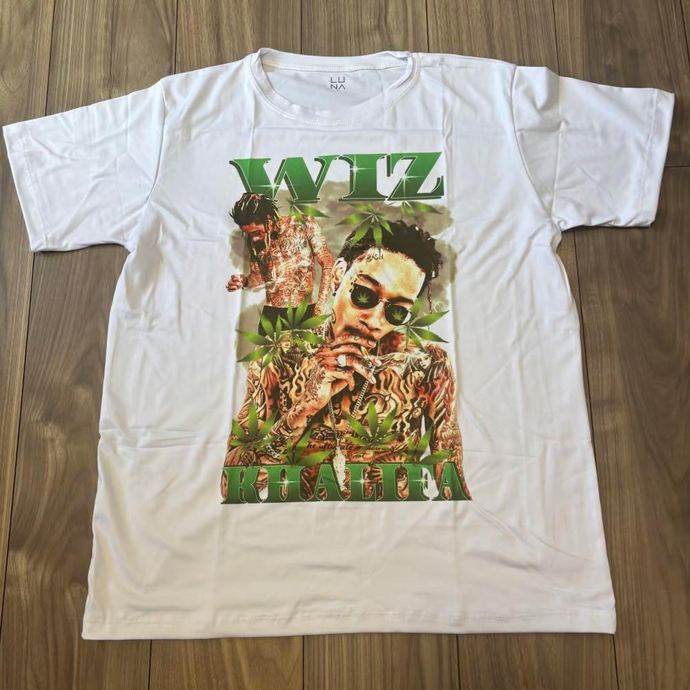Новый! Хлопковая футболка Wiz Khalifa Унисекс Концертная от S до 5XL BO086 Унисекс Футболка S