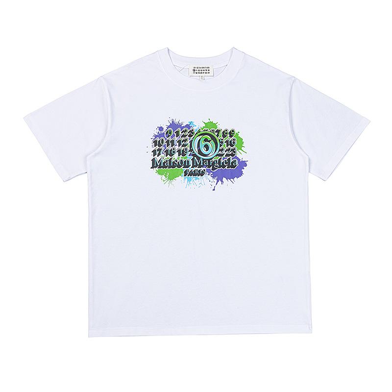 Maison Margiela Digital Print Cotton T-shirt M327 White