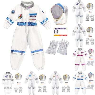 Kinder Weltraumanzug Cosplay Performance Anzug Astronauten Handschuhe Feiertagsparty Performance Kostüm Set