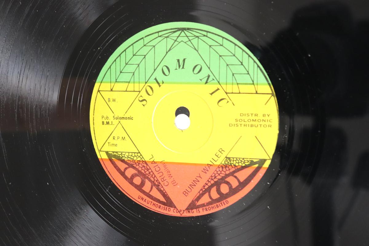 

12inch Record BUNNY WAILER Crucial NONE SOLOMONIC Jamaica Reggae Ska Dub Used