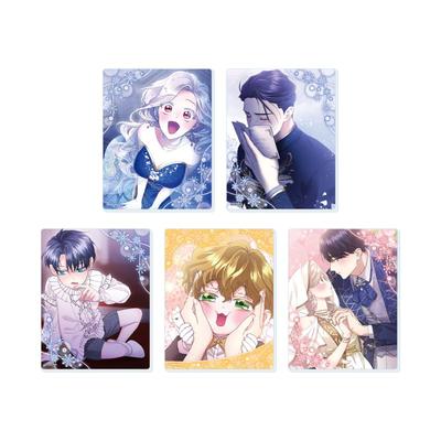 I'm an Incompetent Stepmother, But I Can't Stop Doting On My Family 01 [Official Illustration] Acrylic Card Box of 5