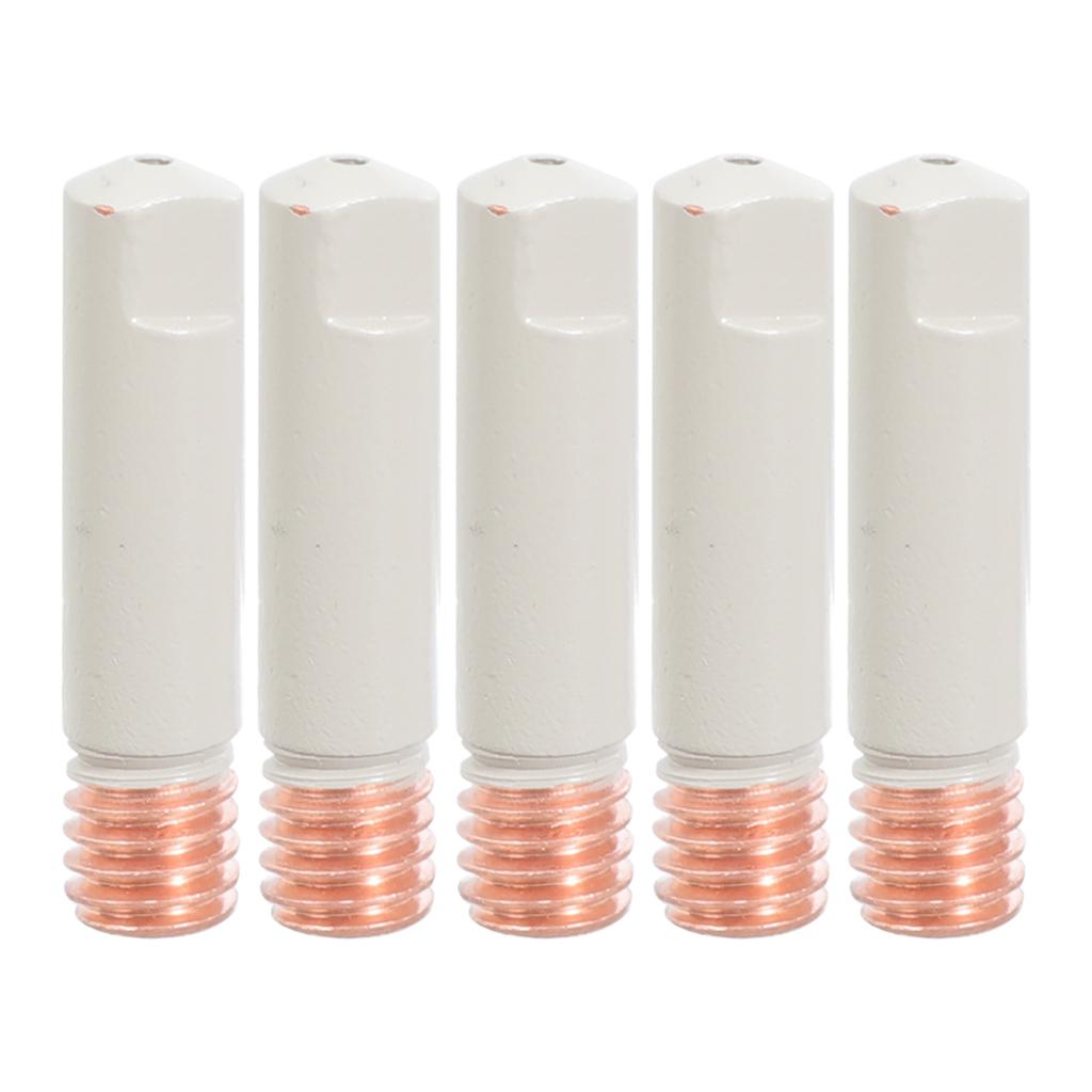 5pcs 25mm Length Conductive Nozzles Suitable For Spots Welding With Extended Lifespans Improved Control In Welding Tasks
