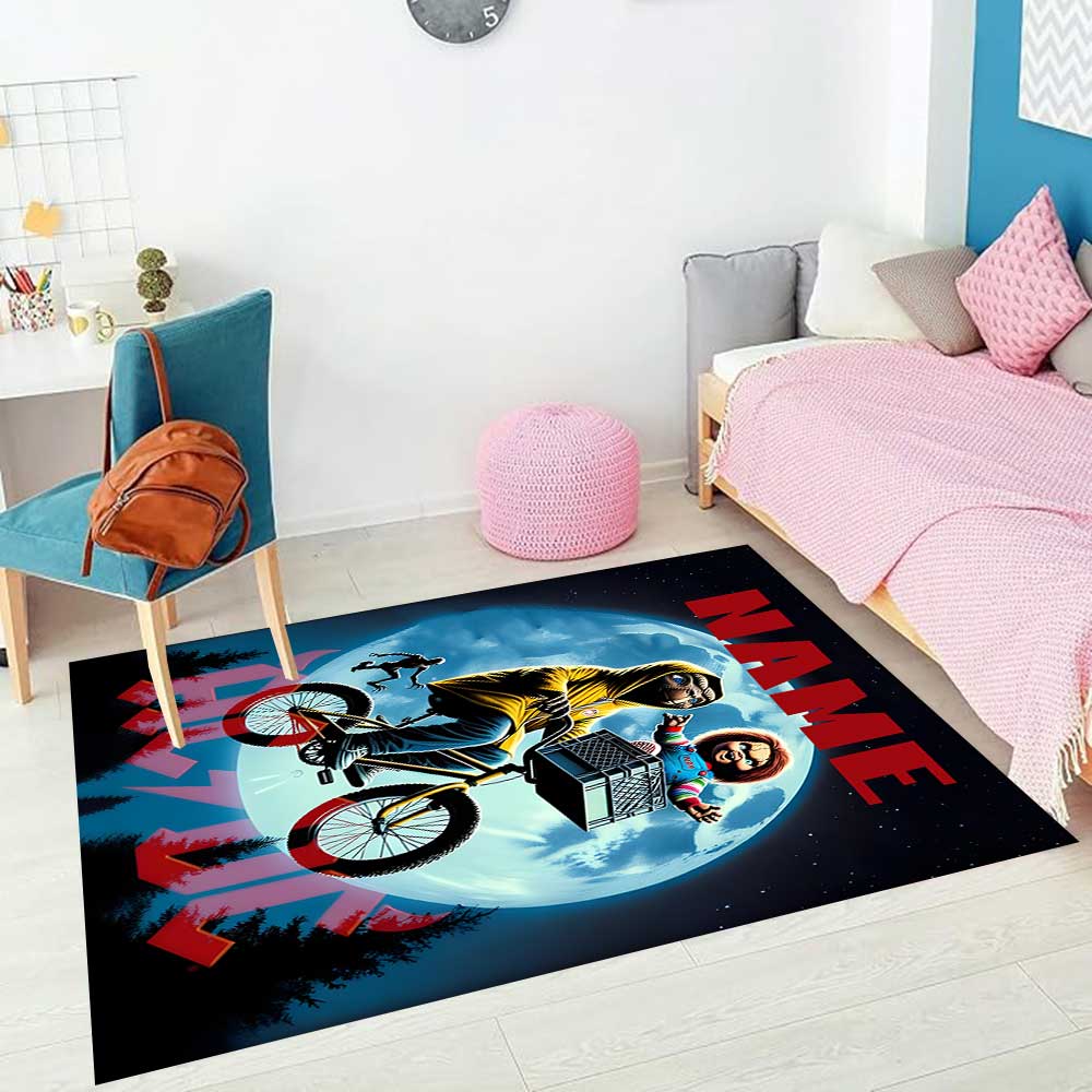 Warner Bros. Works (35) Customize your name rug, office chair cushion, home bedroom living room gift.